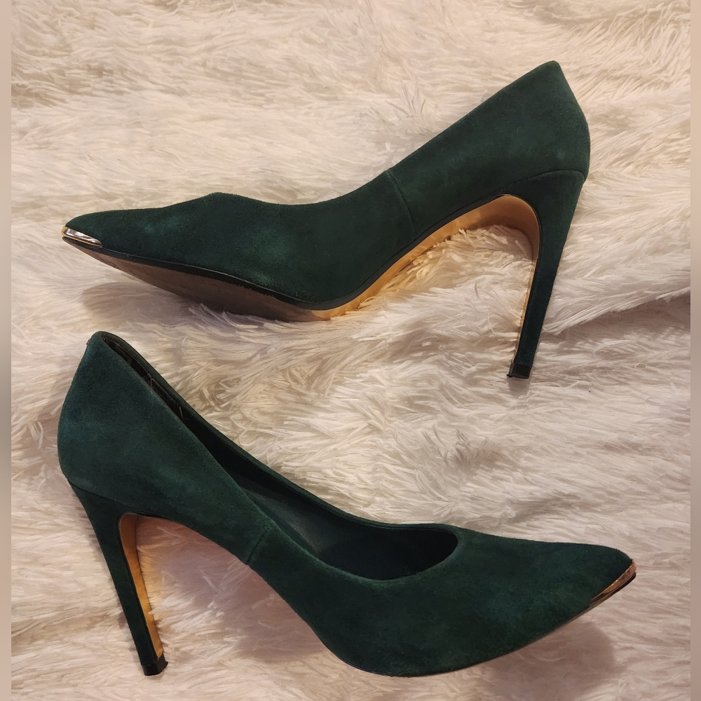 Ted Baker Green Heels Sophisticated Style